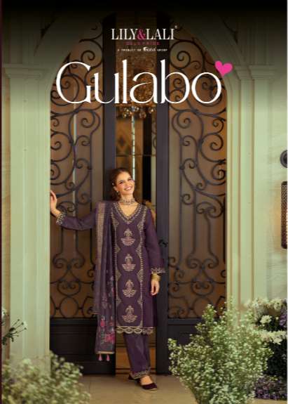 LILY LALI GULABO 401 TO 404 SERIES SILK EMBROIDERY DRESSES-00028