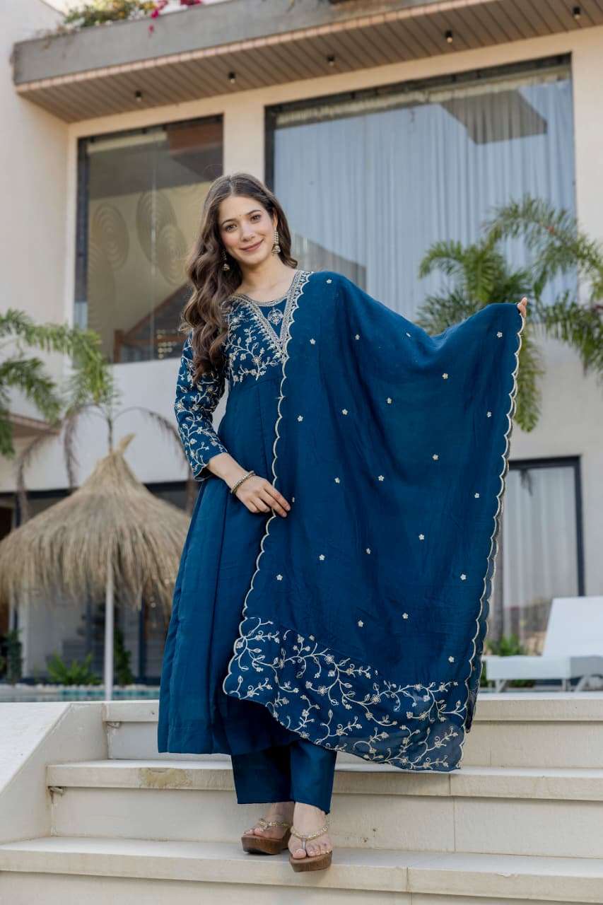 MONALISA BY ASLIWHOLESALE VICHITRA SILK DRESSES-00264