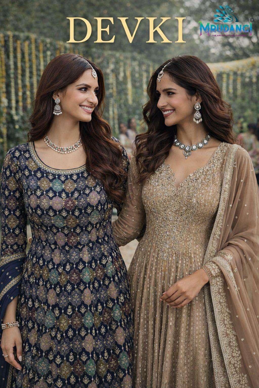 MRUDANGI DEVKI GEORGETTE EMBROIDERY GOWN-00095