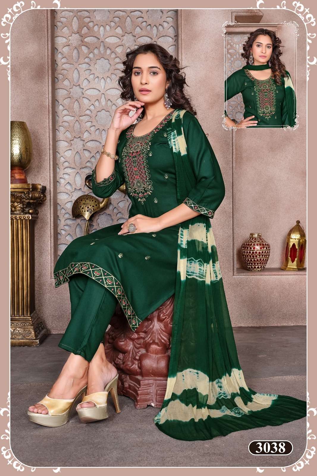 MUSKAN VOL-1 BY ASLIWHOLESALE RAYON EMBROIDERY STITCHED DRESSES-00320