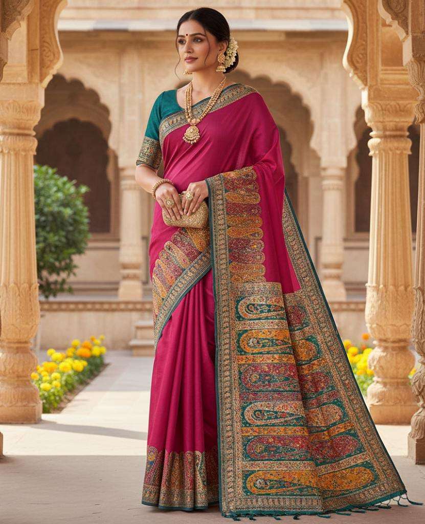NEELKAMAL NIKITA SILK SAREES-00065