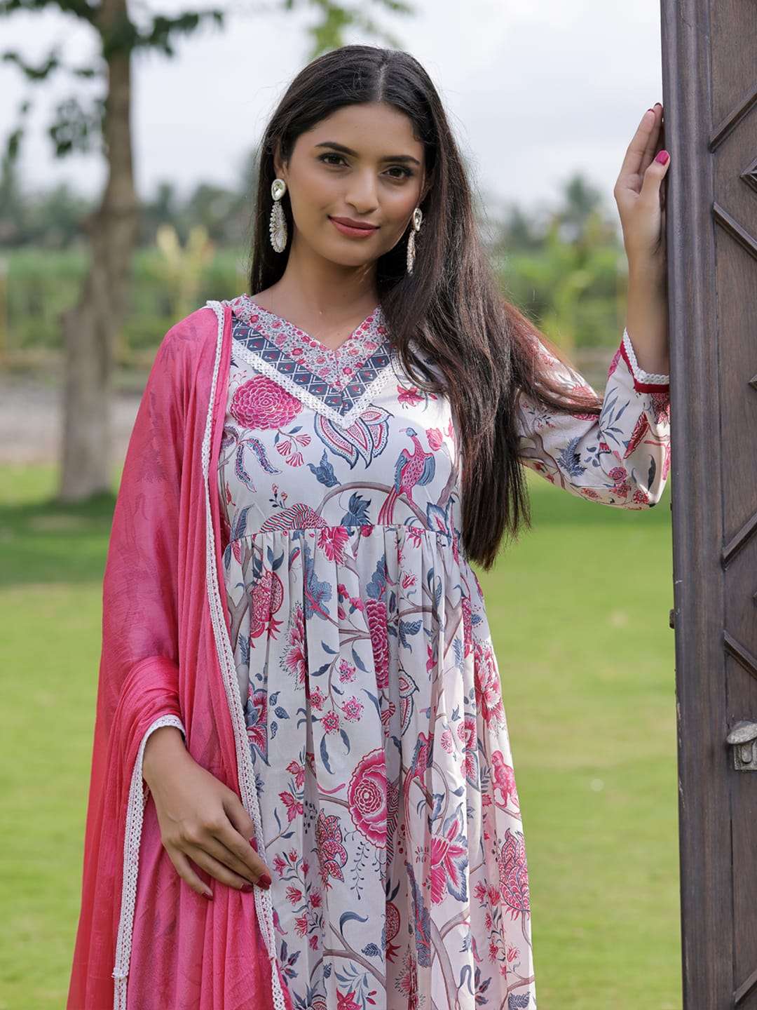 NIRZA BY ASLIWHOLESALE RAYON PRINTED DRESSES-00264