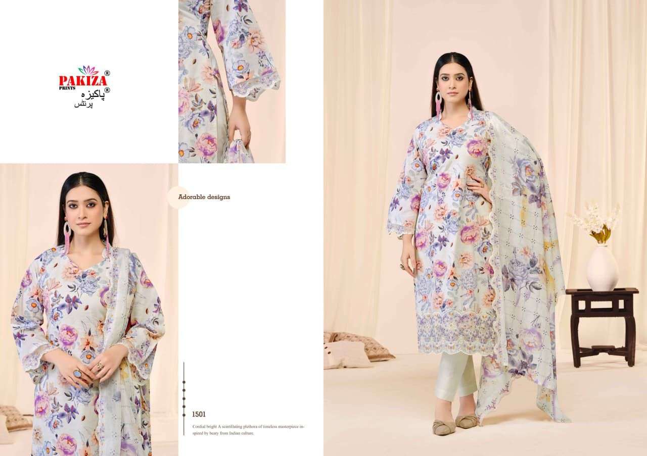 PAKIZA PRINTS ABU REHAN VOL-15 1501 TO 1507 SERIES COTTON PRINTED DRESSES-00201