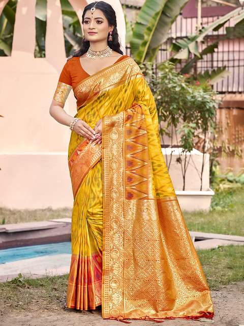 POORVIKA SILK VOL-7 BY ASLIWHOLESALE POCHAMPALLI SILK PRINTED SAREES-00281