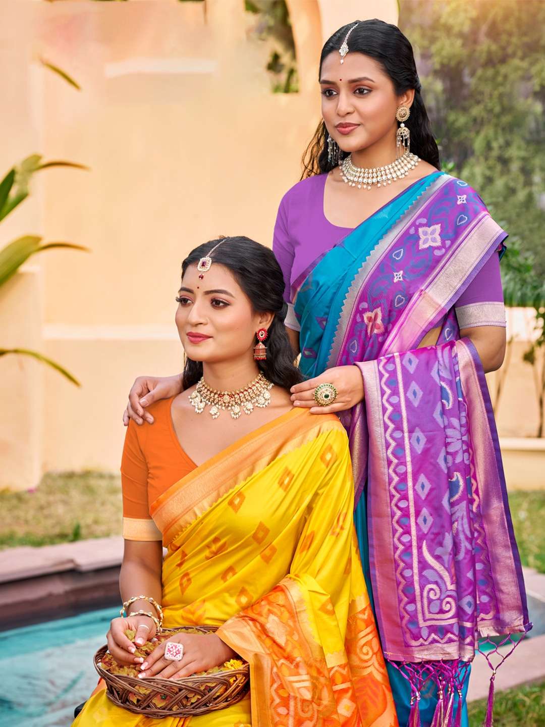 POORVIKA SILK VOL-8 BY ASLIWHOLESALE POCHAMPALLI SILK PRINTED SAREES-00281