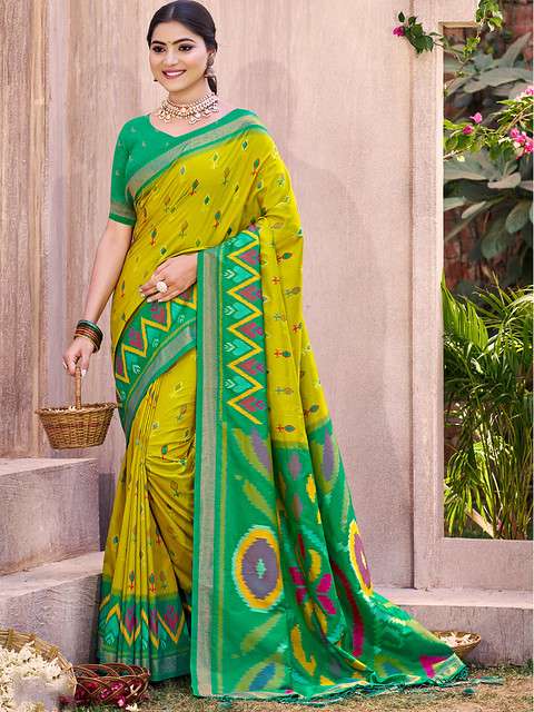 POORVIKA SILK VOL-9 BY ASLIWHOLESALE POCHAMPALLI SILK  SAREES-00281
