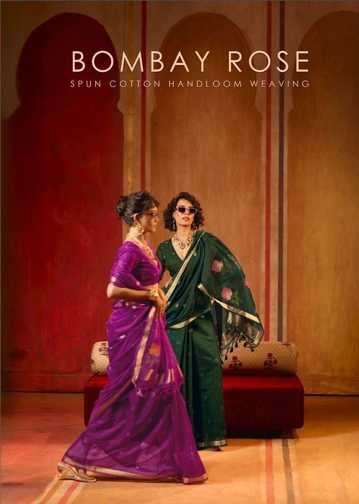 RAJTEX BOMBAY ROSE 001 TO 006 SERIES PURE COTTON SAREES-00137