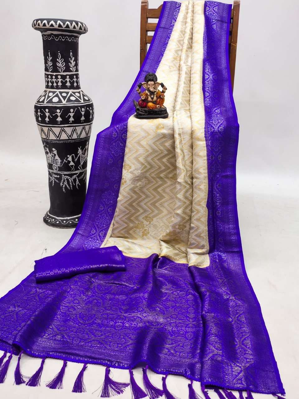 RIMA BY ASLIWHOLESALE KANJIVARAM SILK EMBROIDERY SAREES-00125