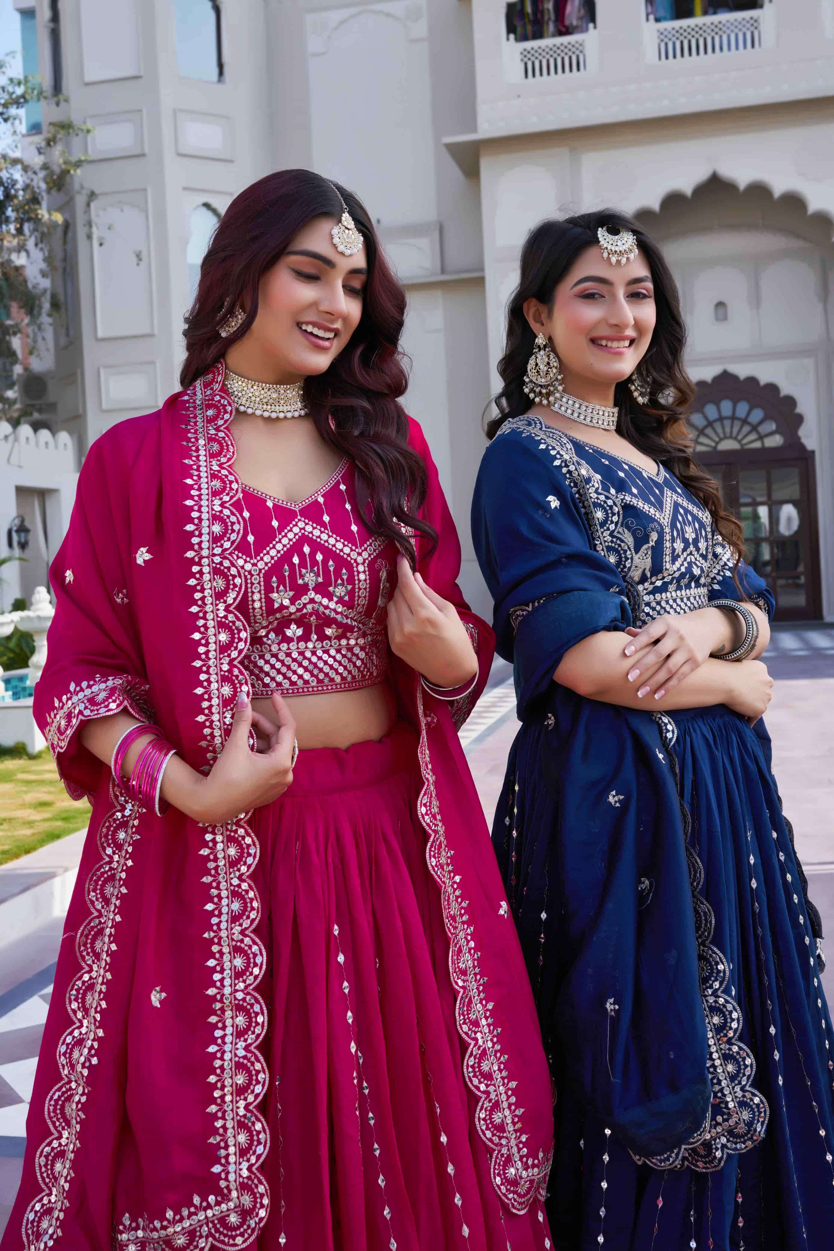 RM-151 BY ASLIWHOLESALE DESIGNER PURE VICHITRA EMBROIDERY LEHENGAS-00236