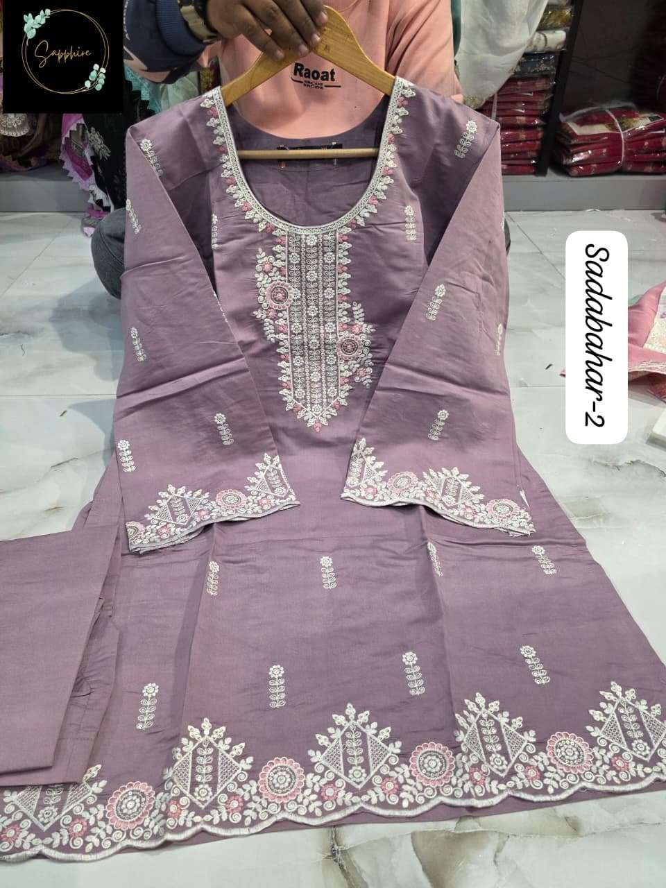 SAPPHIRE SADABAHAR VOL-2 ROMAN SILK PAKISTANI SUITS-00272
