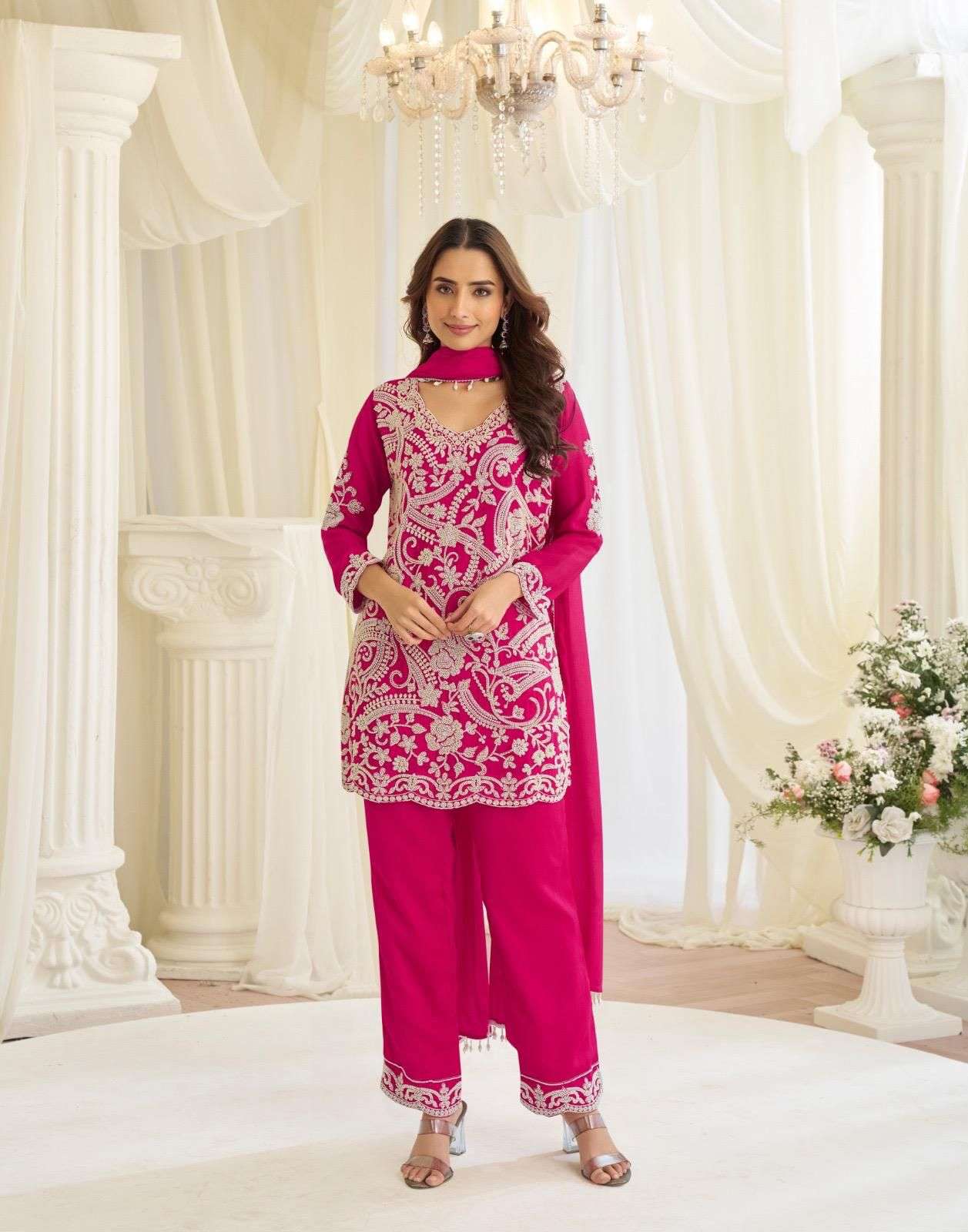 SAYURI HOOR 10233 TO 10236 SERIES PURE GEORGETTE EMBROIDERY DRESSES-00150