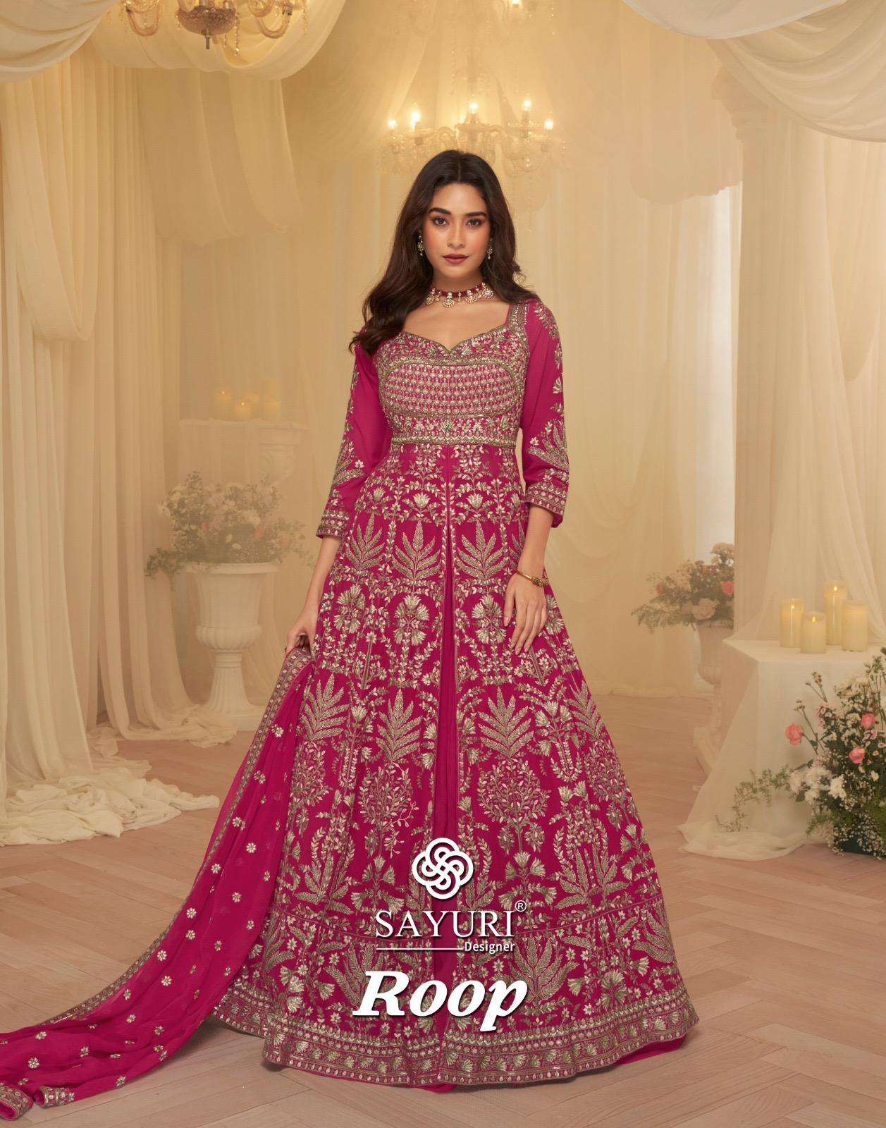 SAYURI ROOP 10175 TO 10176 SERIES GEORGETTE EMBROIDERY GOWNS-00150