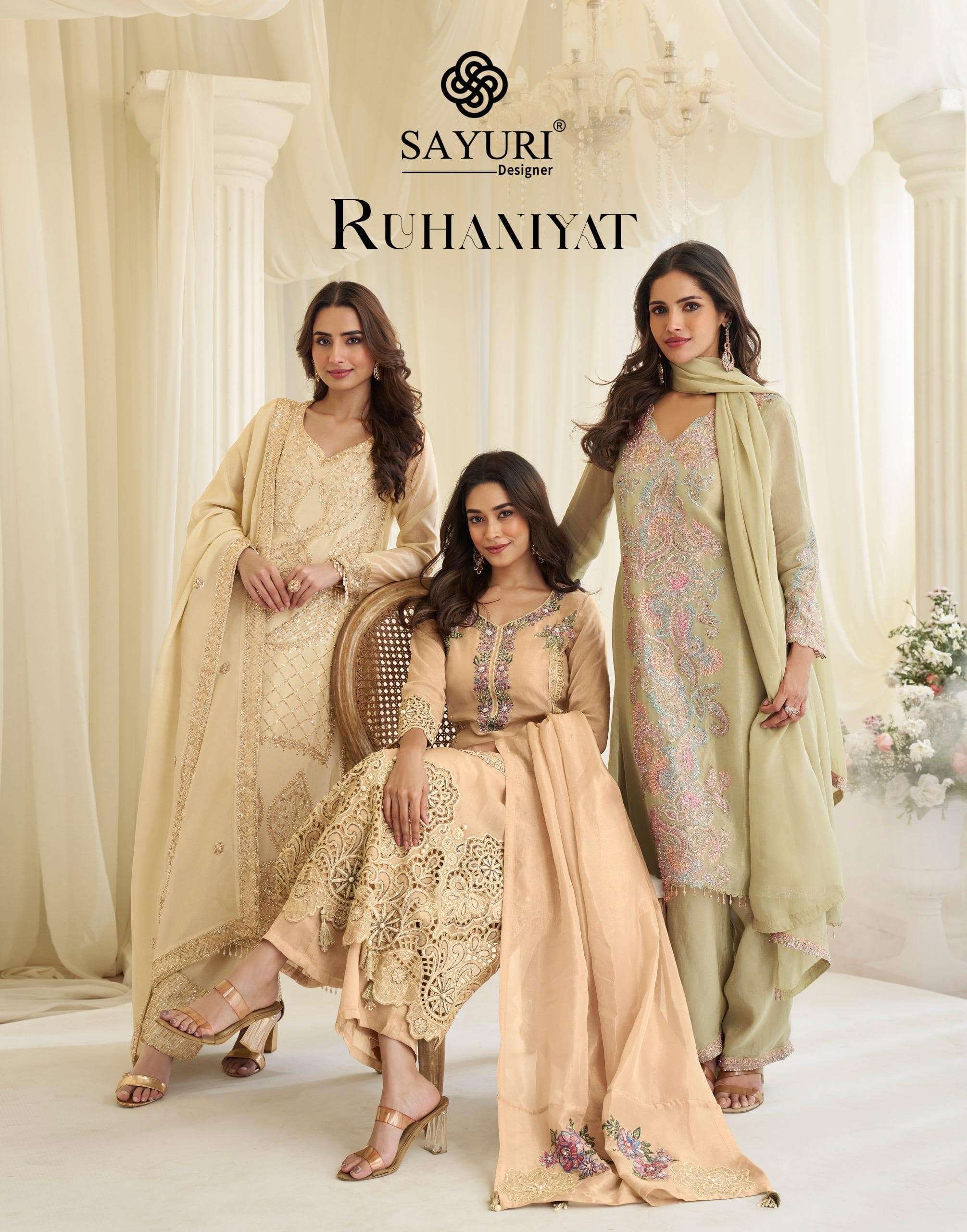 SAYURI RUHANIYAT 10279 TO 10281 SERIES SILK EMBROIDERY DRESSES-00028