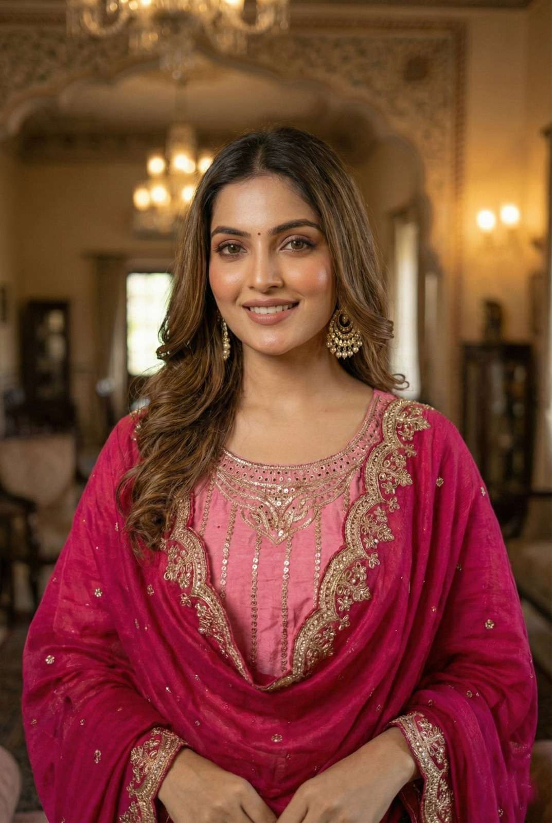 SENHORA KB-3311 TO 3313 SERIES CHINON EMBROIDERY SHARARA DRESSES-00035