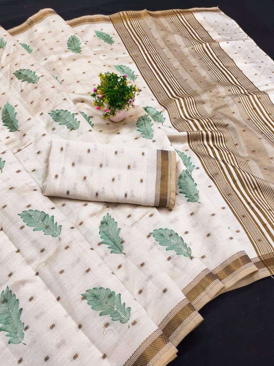 SF-935 BY ASLIWHOLESALE TUSSAR PRINTED SAREES-00314