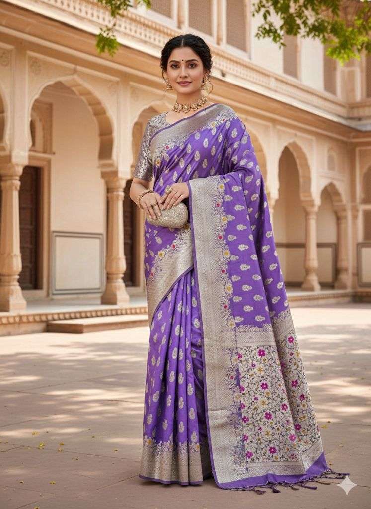SF-937 BY ASLIWHOLESALE SILK BANARASI SAREES-00314