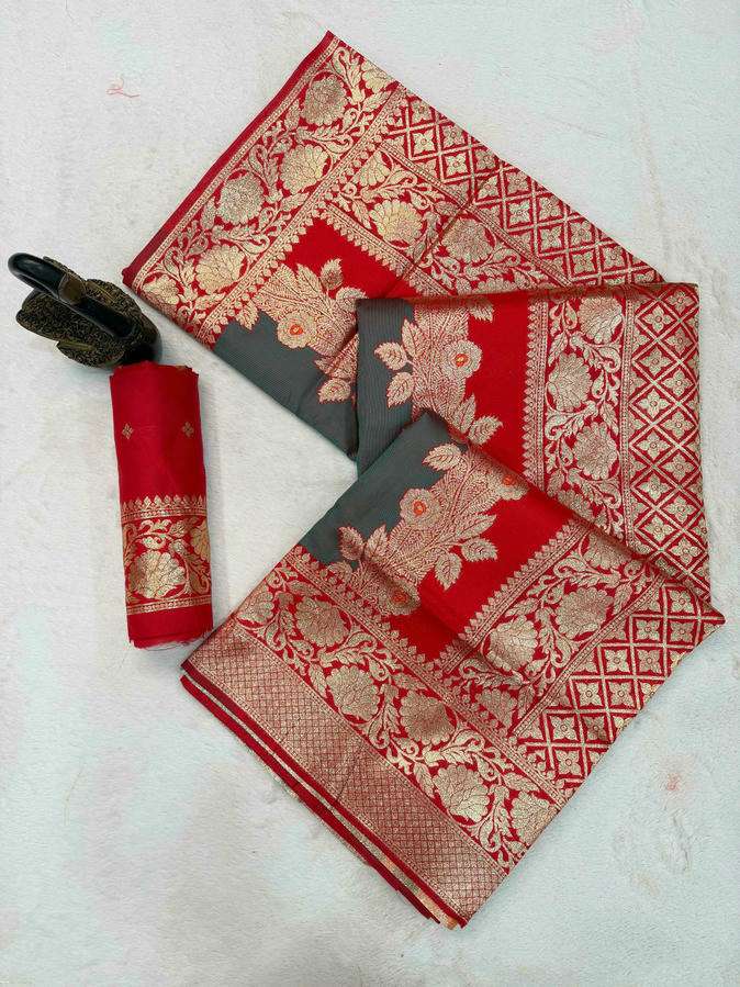 SF-980 BY ASLIWHOLESALE BANARASI SILK SAREES-00314
