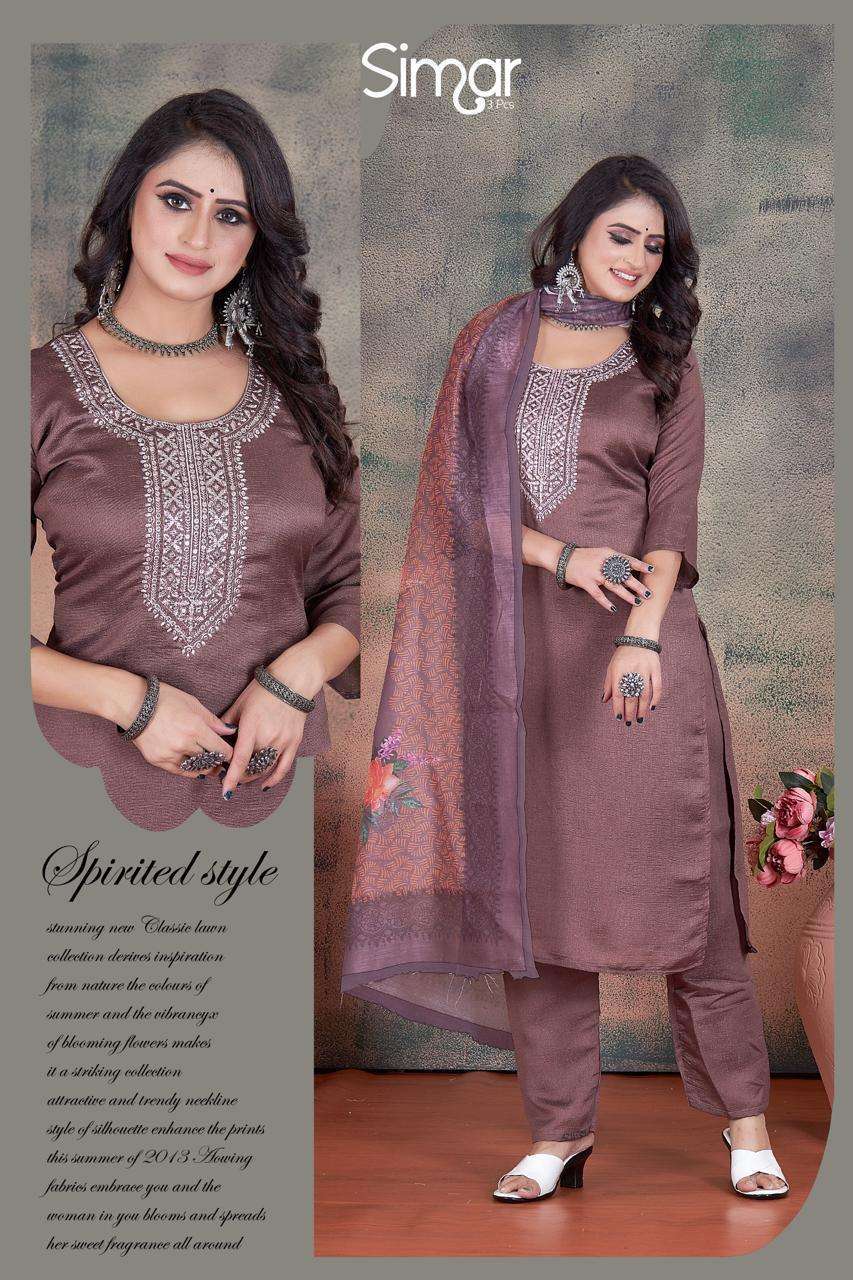 SIMAR BY ASLIWHOLESALE SIMMER FANCY EMBROIDERY STITCHED DRESSES-00320