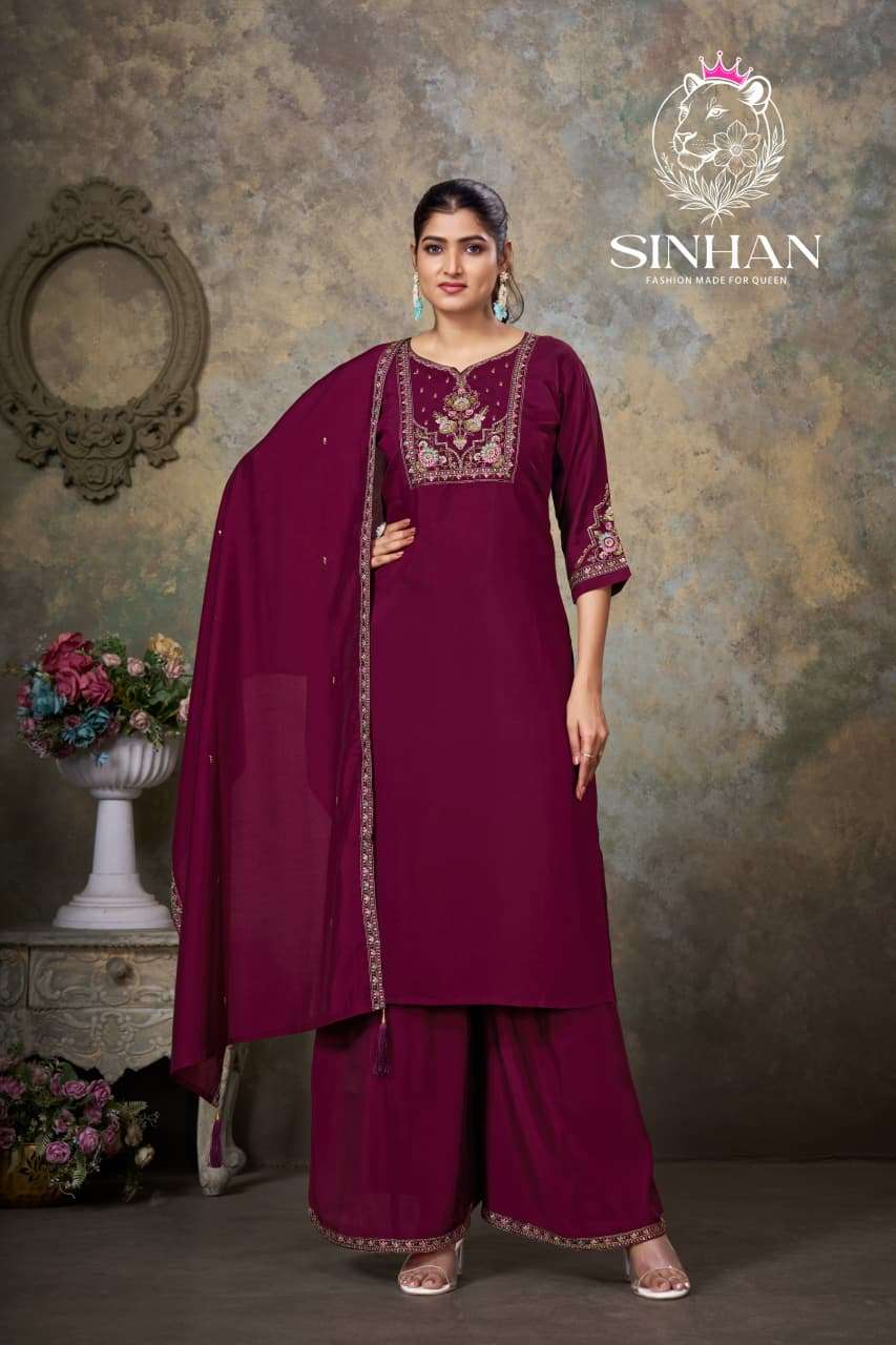 SINHAN VOL-4 BY ASLIWHOLESALE ROMAN SILK DRESSES-00401
