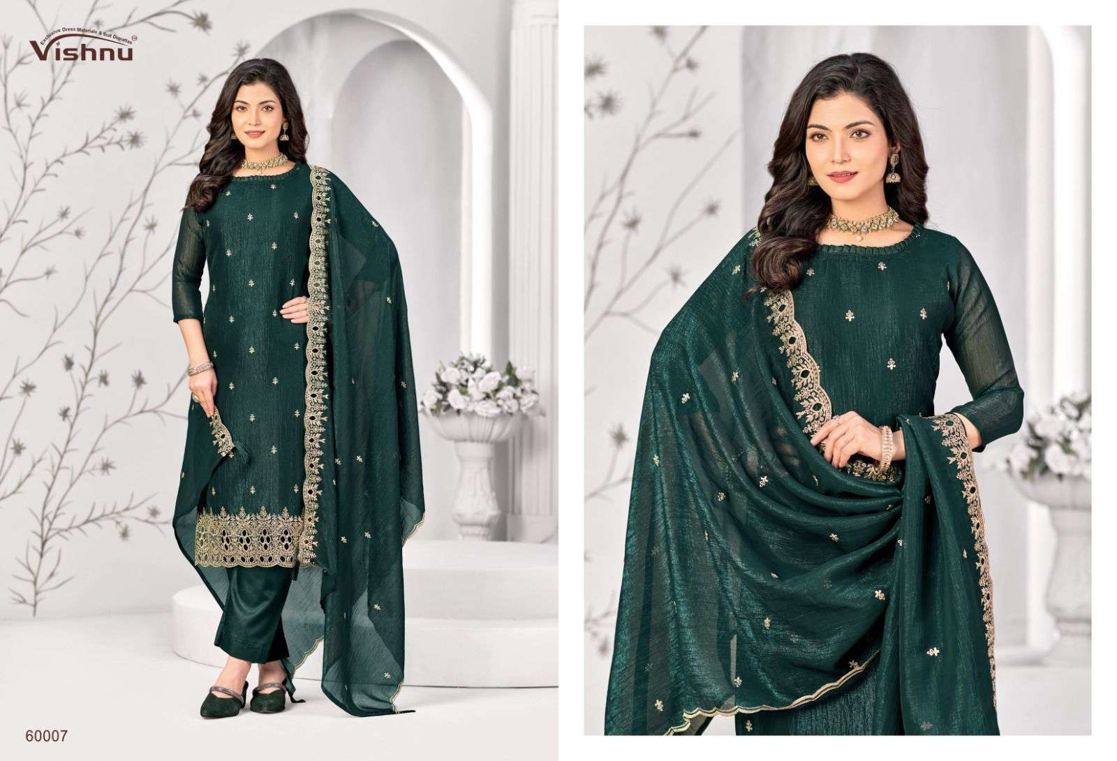 VISHNU SAMARPITA CRUNCY BLOOMING UNSTITCHED EMBROIDERY DRESSES-00011