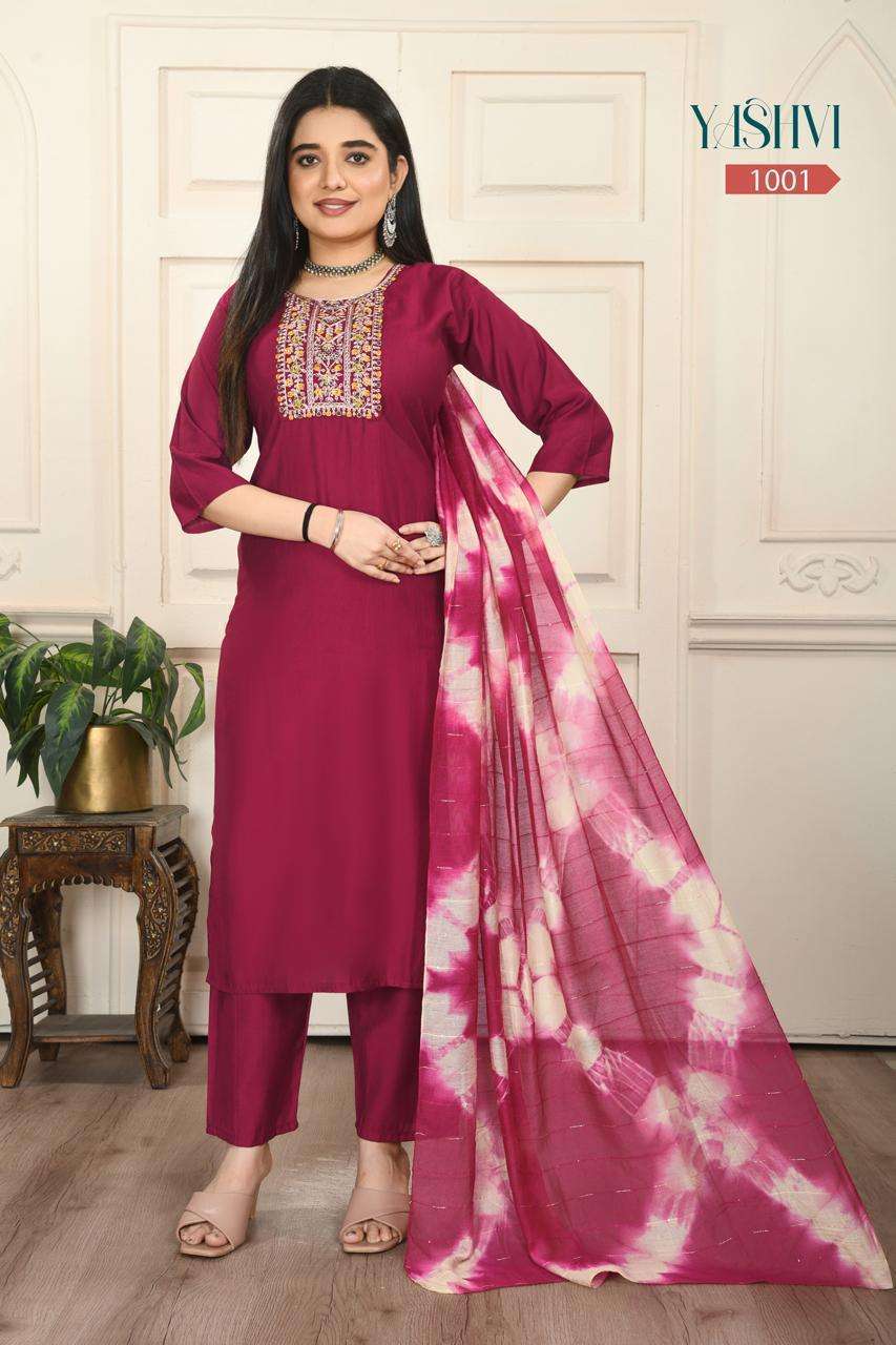 YASHVI BY ASLIWHOLESALE HEAVY VARTICAN EMBROIDERY DRESSES - 00320