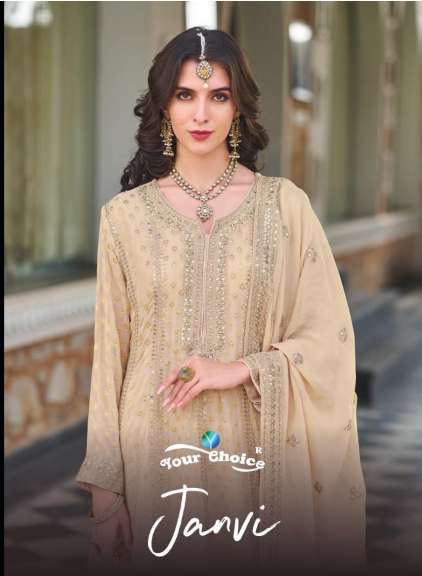 YOUR CHOICE JANVI 1001 TO 1002 SERIES CHINON EMBROIDERY DRESSES-00028