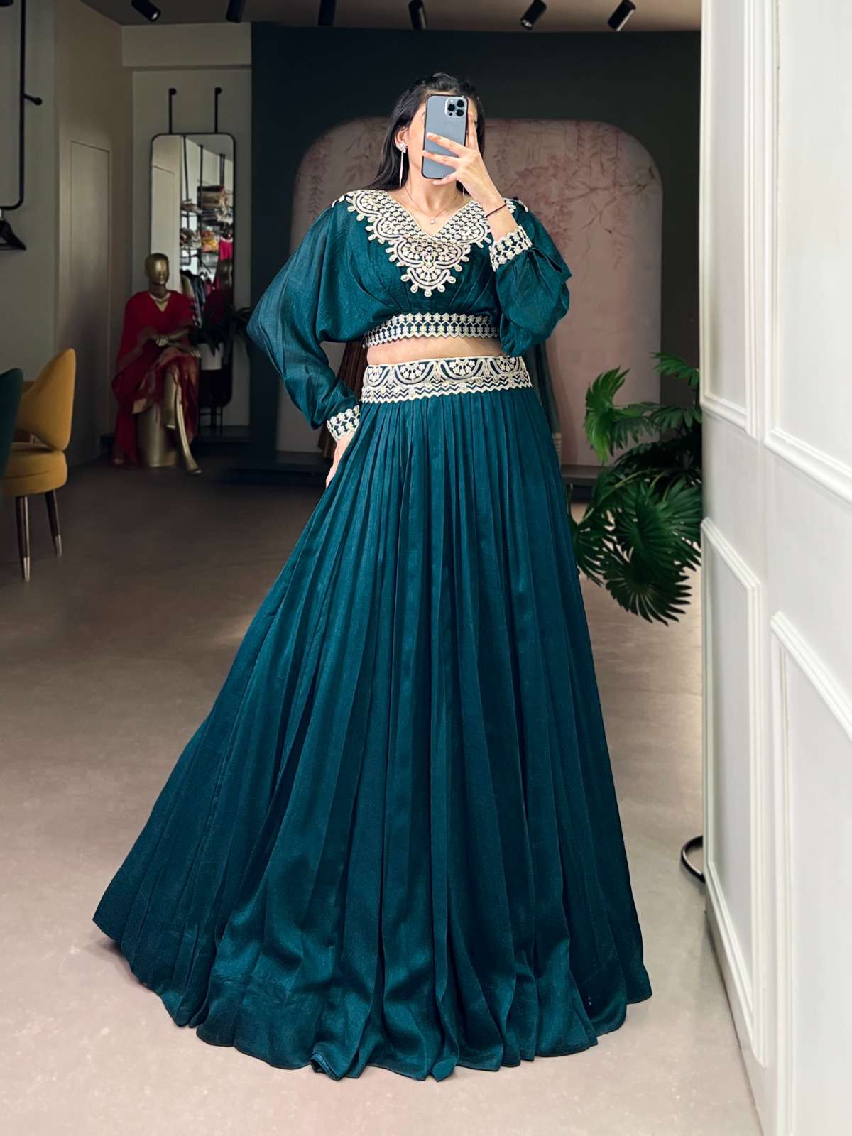 1120 COLOUR BY ASLIWHOLESALE DESIGNER PURE VICHITRA SILK LEHENGAS-00195