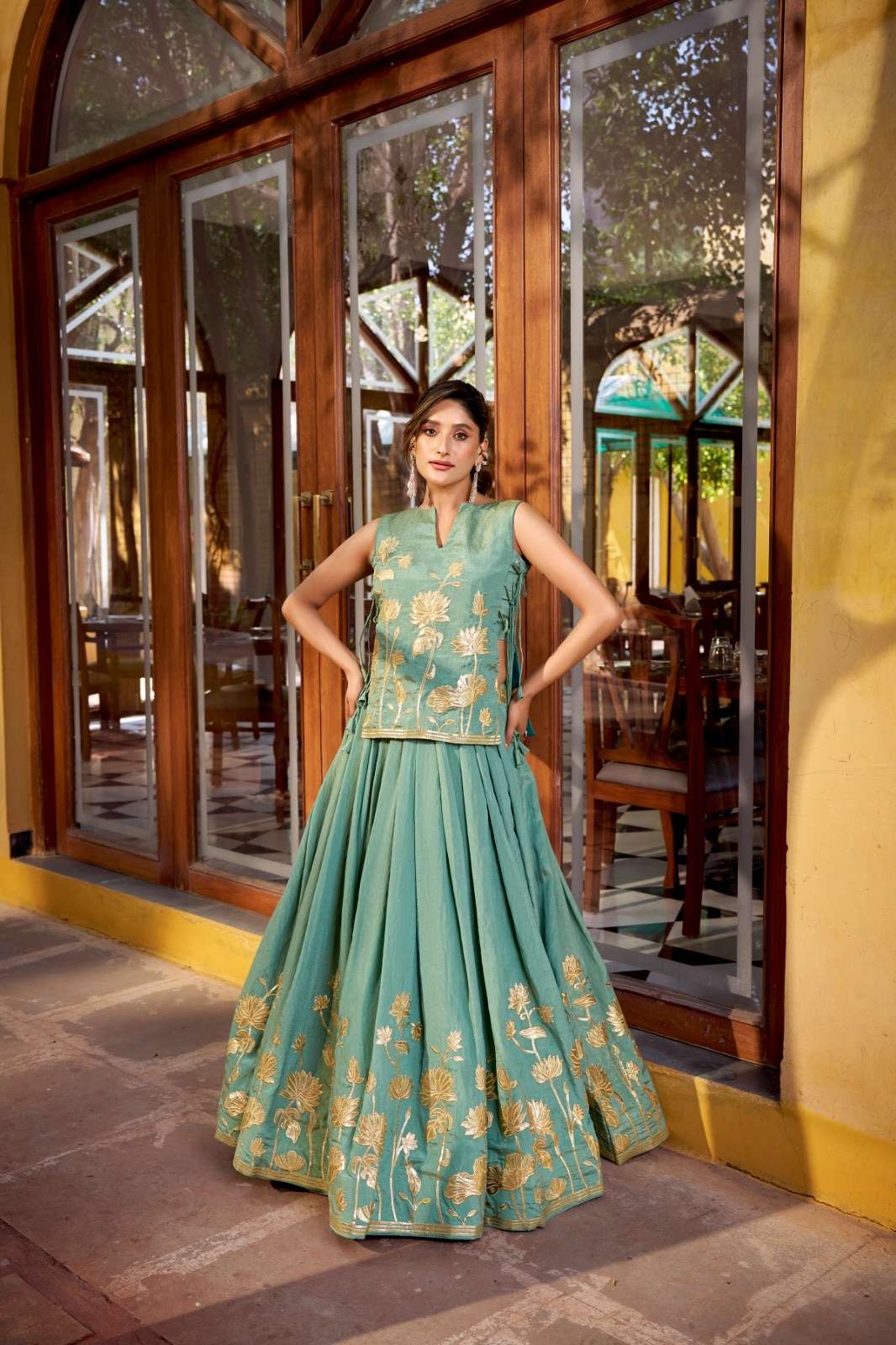 1122 COLOUR BY ASLIWHOLESALE DESIGNER PURE SIMMER LEHENGAS-00195