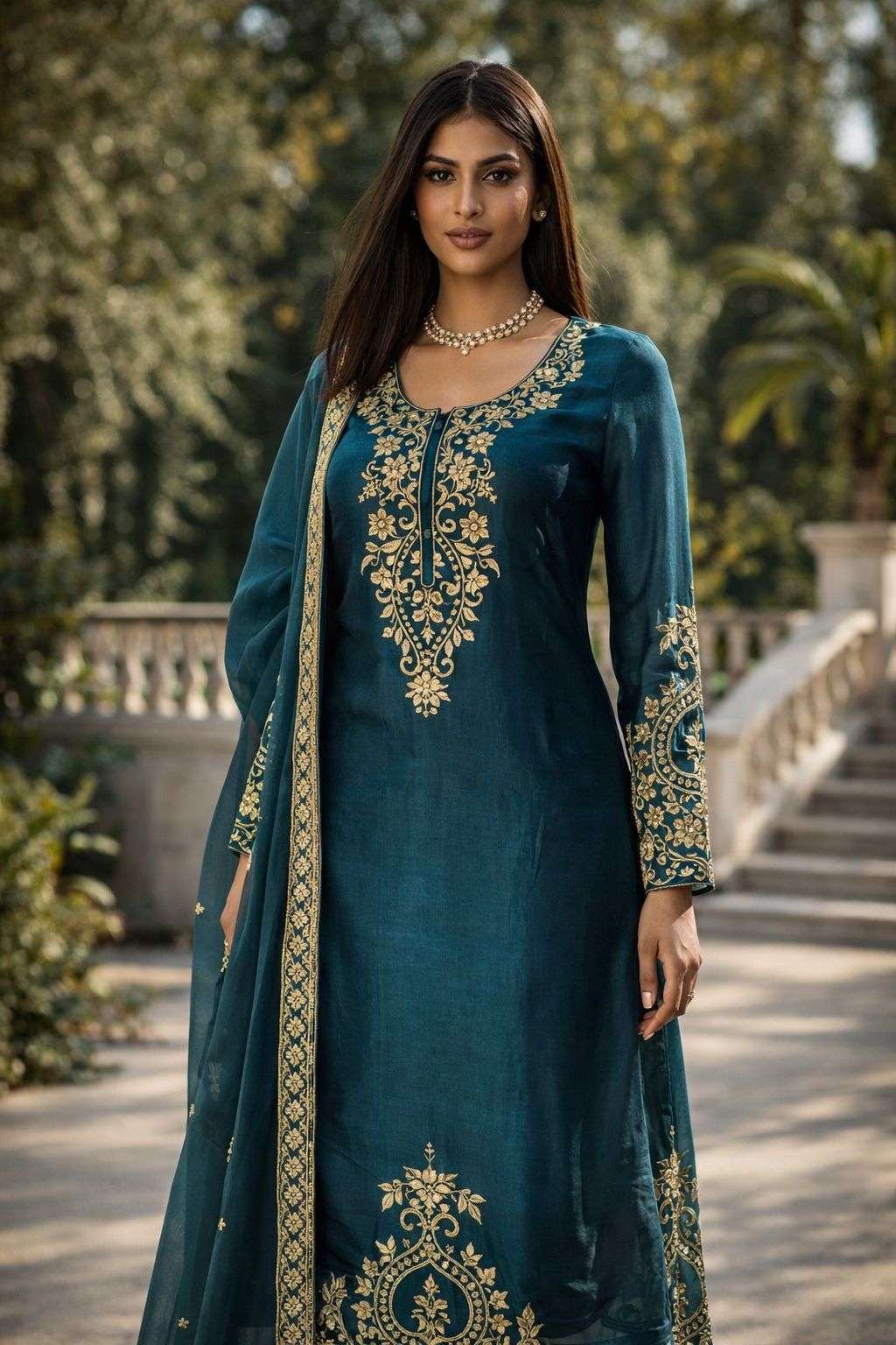 5983 HIT COLOUR BY ASLIWHOLESALE JIMMY CHOO EMBROIDERY DRESSES - 00242