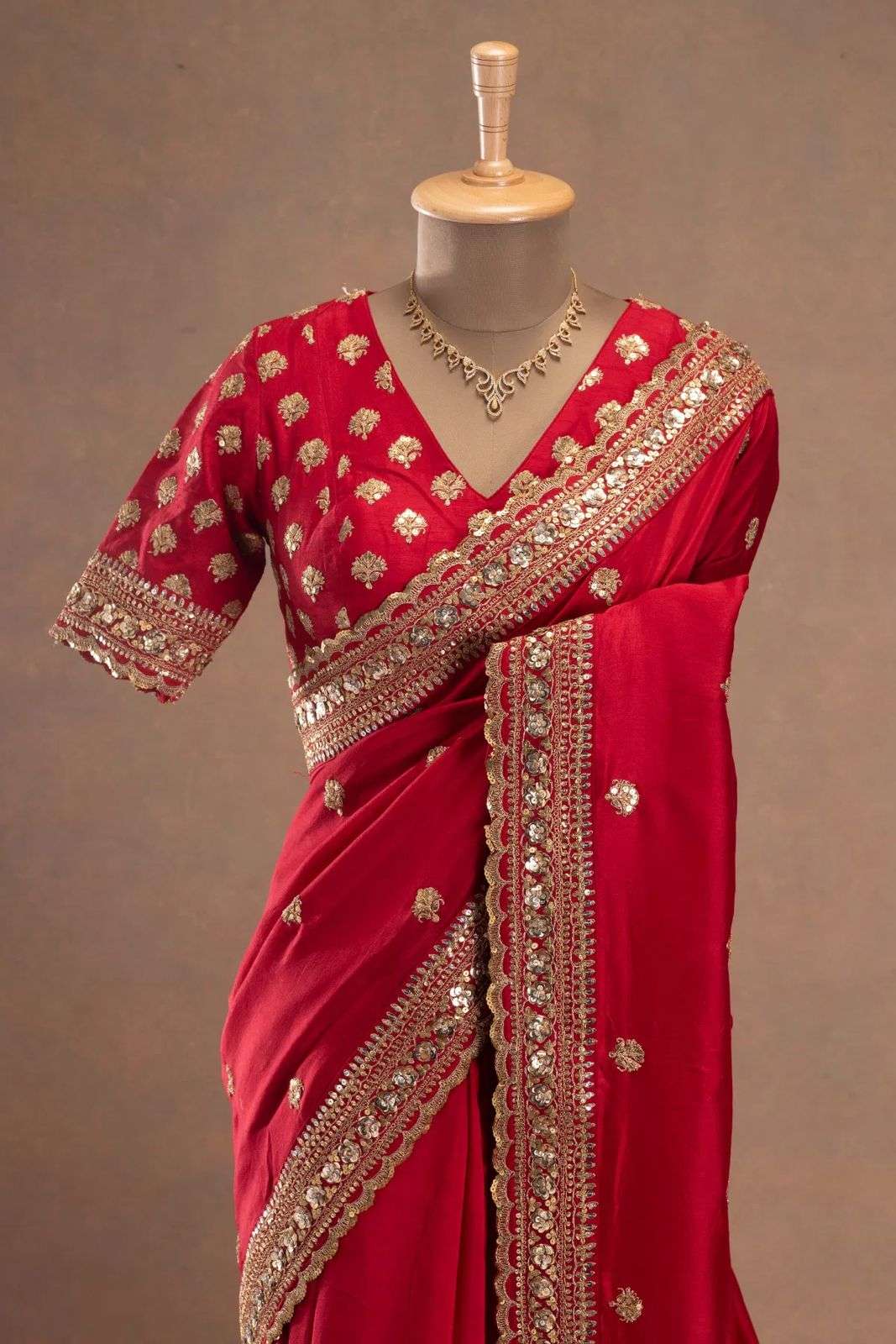 624 HIT COLOUR BY ASLIWHOLESALE VISCOSE SILK EMBROIDERY SAREES - 00241