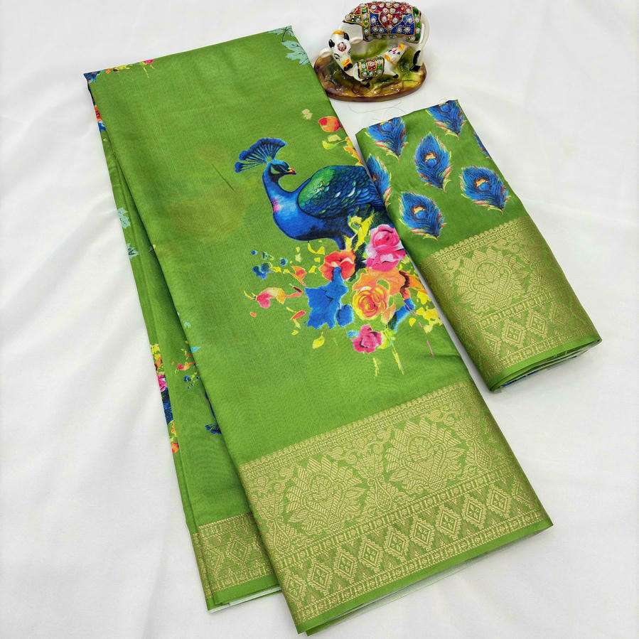 ALICE VOL-74 BY ASLIWHOLESALE DOLA SILK PRINTED SAREES - 00090