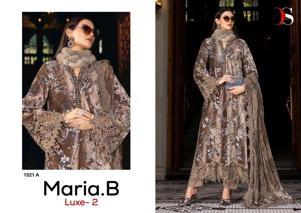 DEEPSY SUIT D-1521 A TO D SERIES PURE VISCOSE RAYON EMBROIDERY PAKISTANI DRESSES-00011