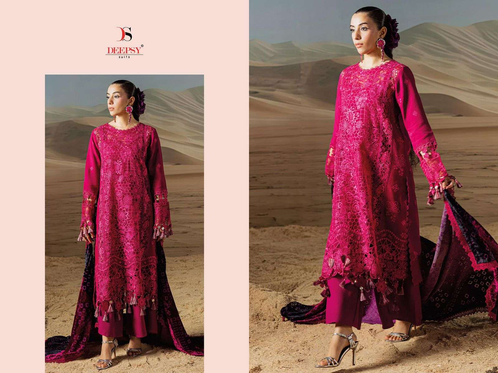 DEEPSY SUIT MAHNOOR VOL-02 PURE RAYON EMBROIDERY PAKISTANI DRESSES-00071
