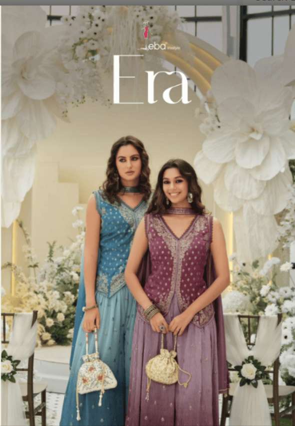 EBA LIFESTYLE ERA 2364 TO 2365 SERIES VISCOSE EMBROIDERY STITCHED DRESSES-00289