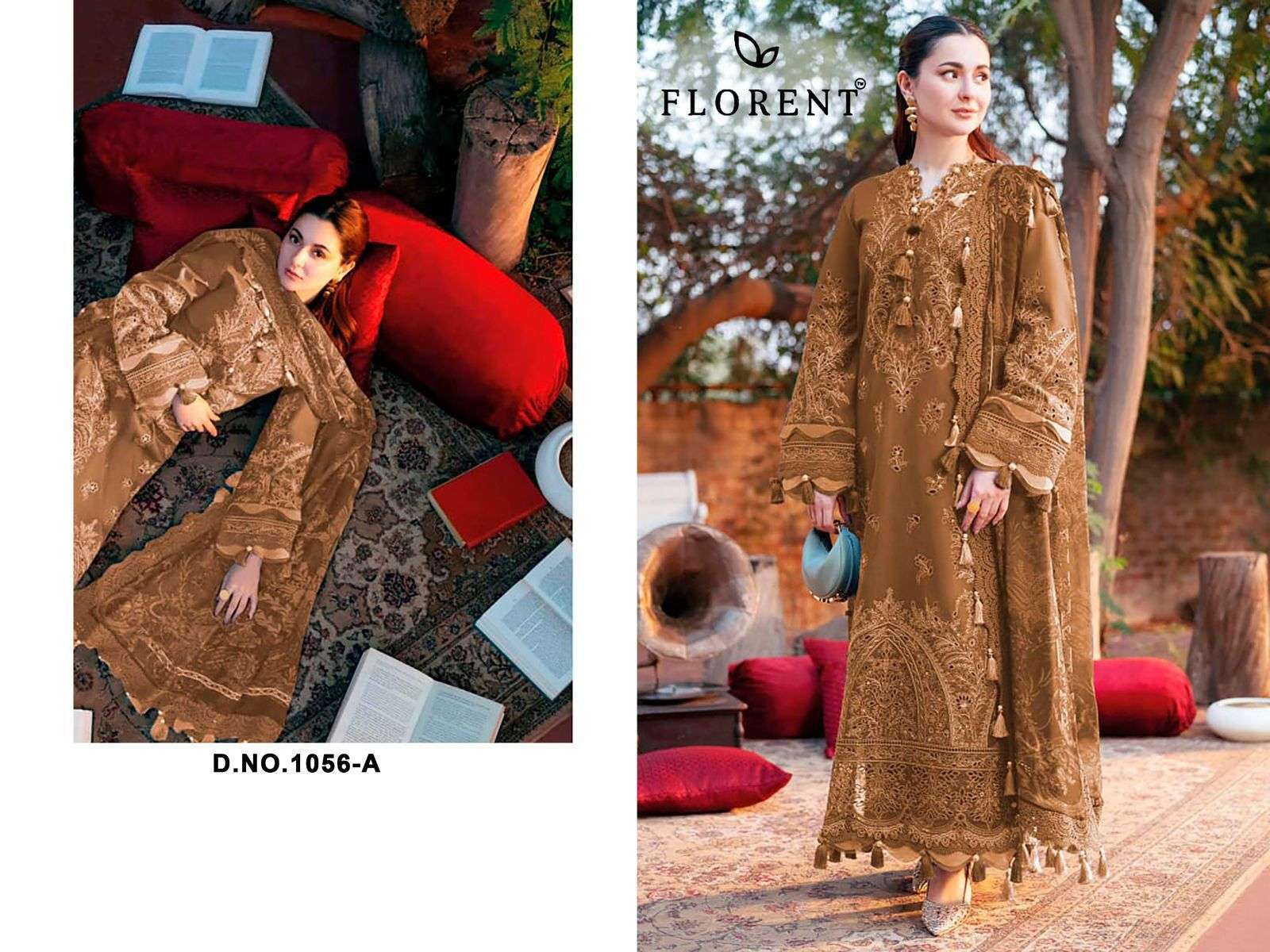 FLORENT 1056 A TO D SERIES PURE COTTON EMBROIDERY DRESSES-00062