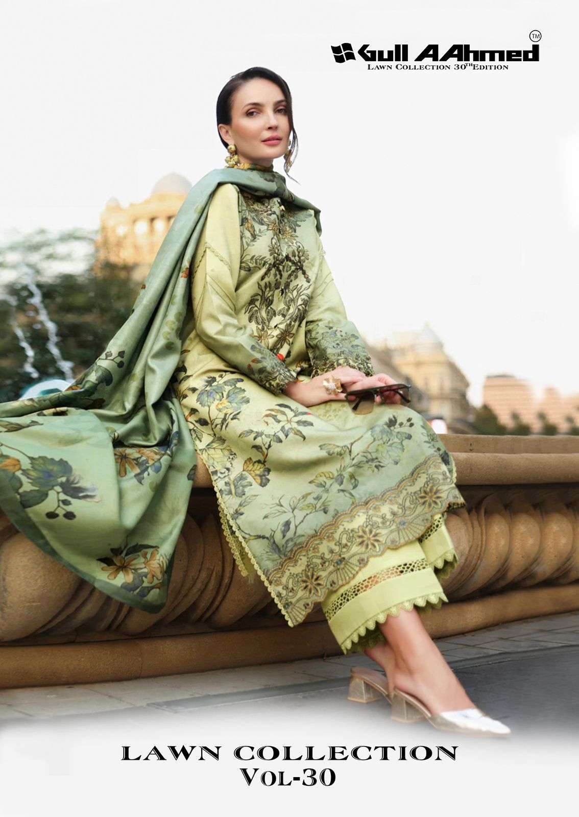 GULLAAHMED LAWN COLLECTION VOL-30 239 TO 244 SERIES FANCY EMBROIDERY DRESSES-00201