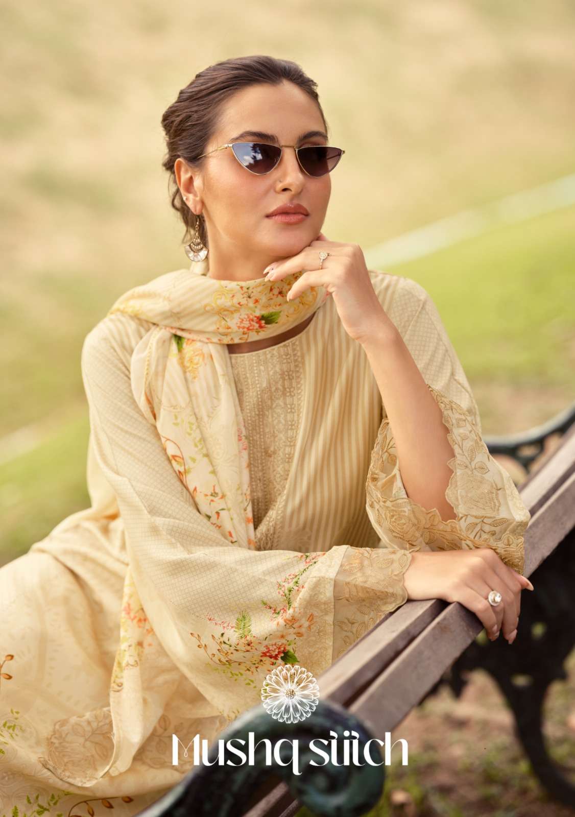 HERMITAGE MUSHQ STITCH PURE VISCOSE LAWN PRINTED EMBROIDERY PAKISTANI DRESSES-00011