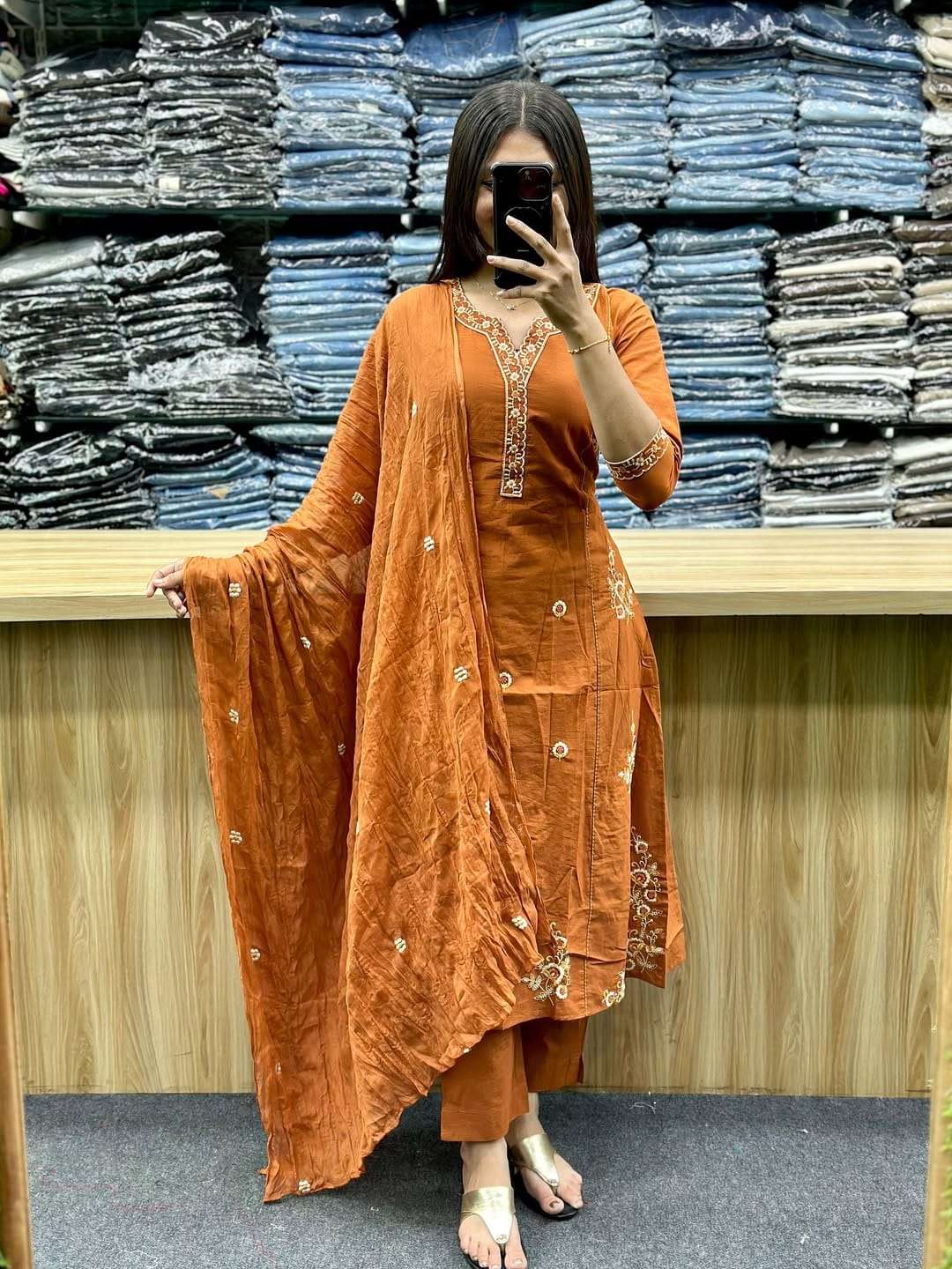 HIMANSHI VOL-918 BY ASLIWHOLESALE DESIGNER COTTON PRINTED DRESSES-00211