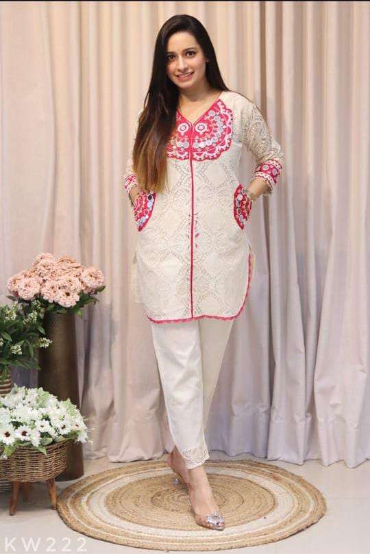 HIMANSHI VOL-919 BY ASLIWHOLESALE DESIGNER COTTON EMBROIDERY CO-ORD SET-00211