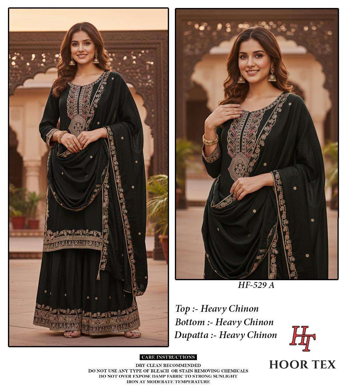 HOOR TEX HF-529 A TO D SERIES CHINON EMBROIDERY DRESSES-00020