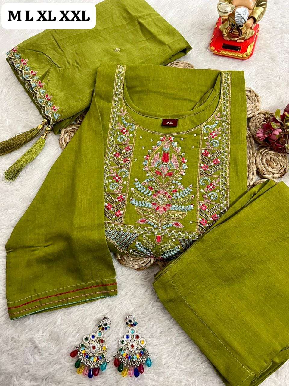 JYOTI VOL-435 BY ASLIWHOLESALE HEAVY VISCOSE EMBROIDERY DRESSES - 00233