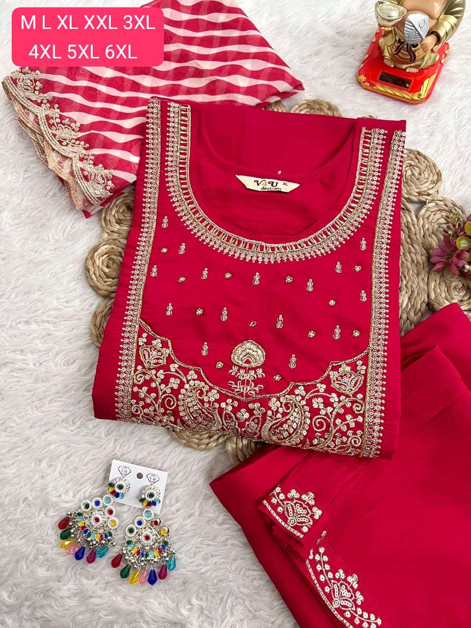JYOTI VOL-439 BY ASLIWHOLESALE HEAVY VISCOSE EMBROIDERY DRESSES - 00233