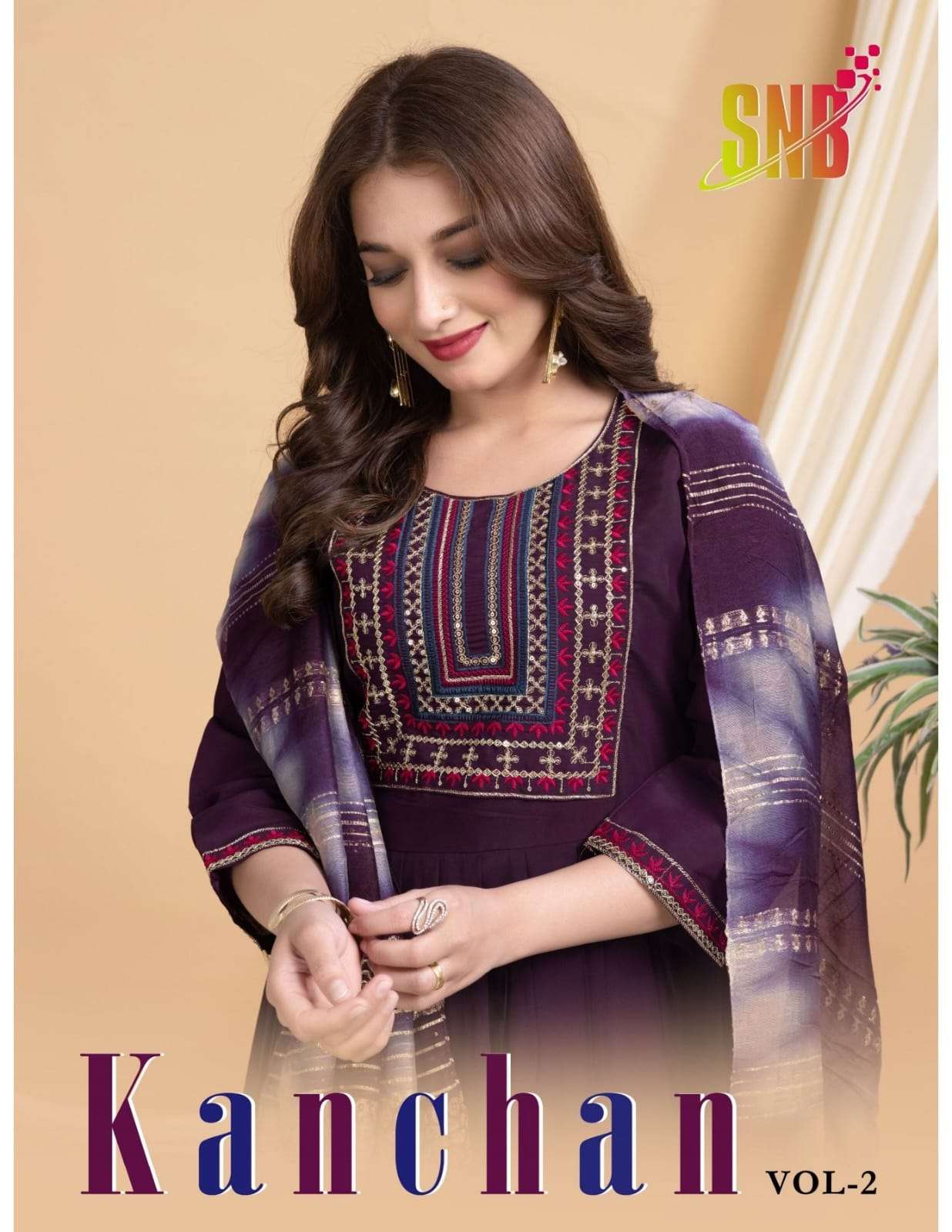 KANCHAN BY ASLIWHOLESALE RAYON READYMADE ANARKALI SUITS - 00320