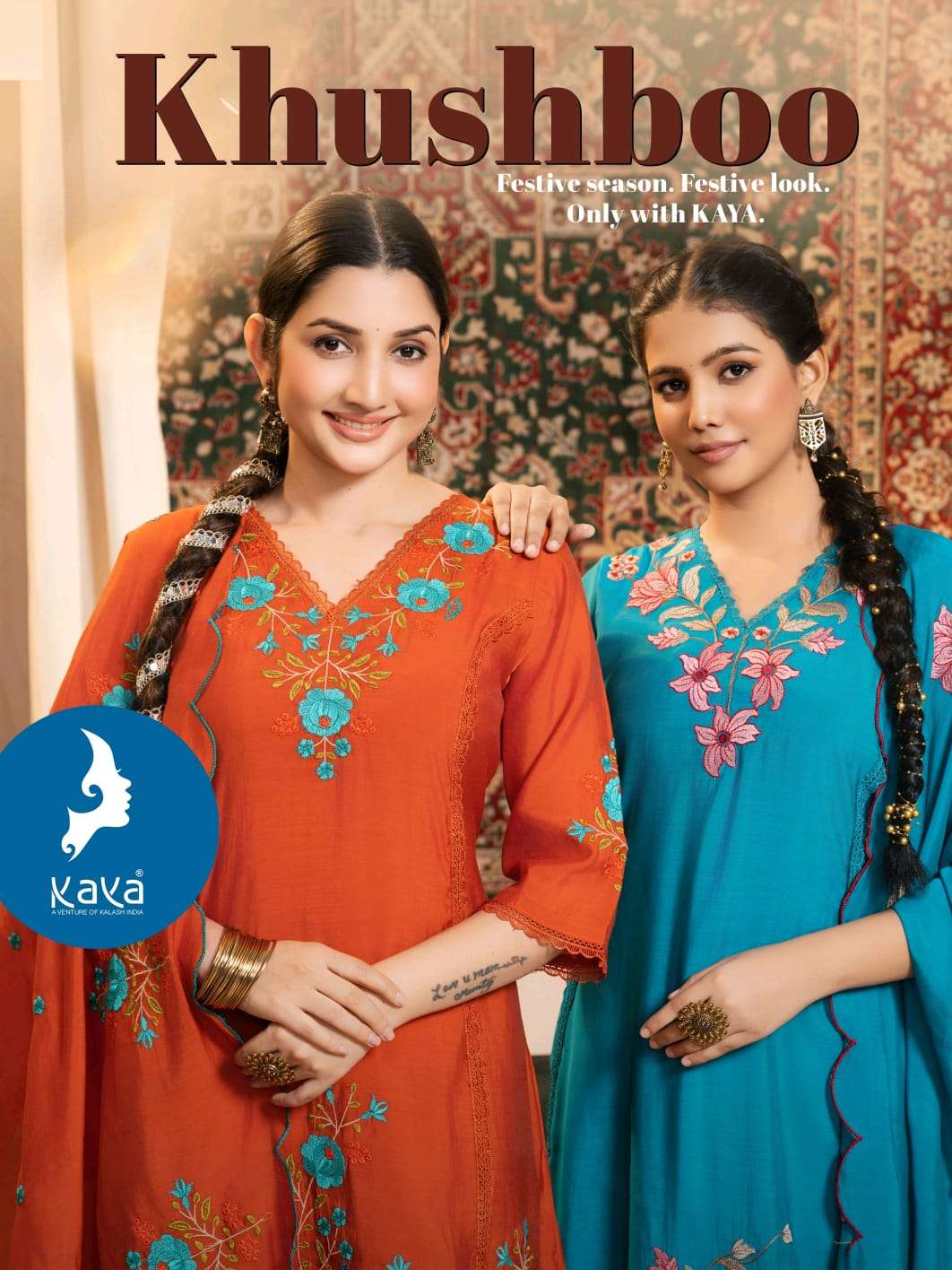 KAYA KHUSHBOO 01 TO 06 SERIES PURE CHANDERI DRESSES-00014