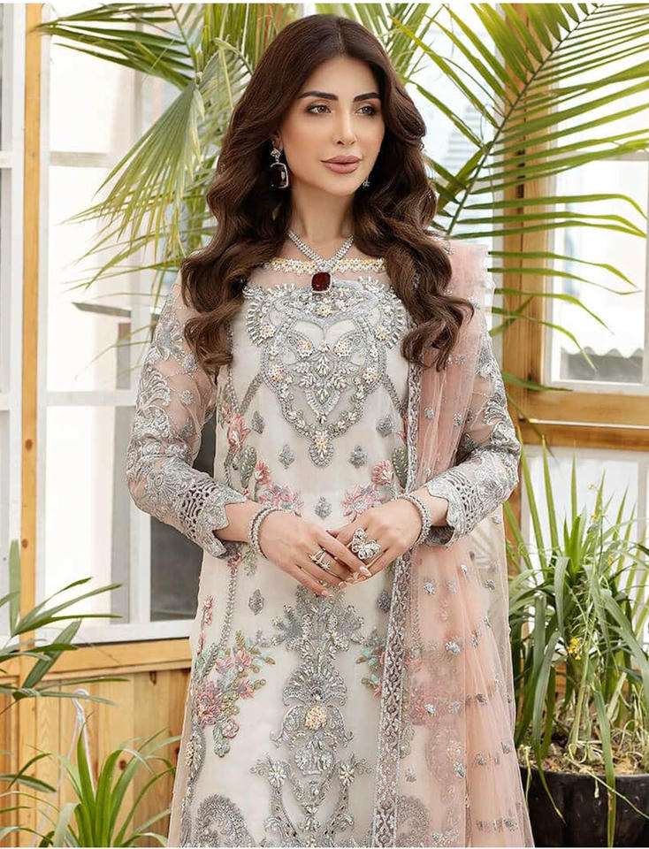 KF - 149 BY ASLIWHOLESALE SILK EMBROIDERY DRESSES-00096