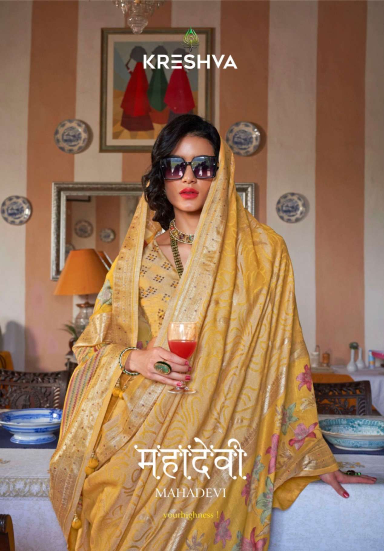 KRESHVA MAHADEVI 4539 TO 4544 SERIES GEORGETTE SAREES-00137
