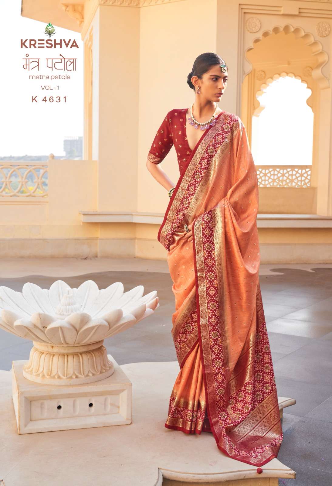 KRESHVA MANTRA PATOLA 4626 TO 4631 SERIES PATOLA SILK PREMIUM SAREES-00178