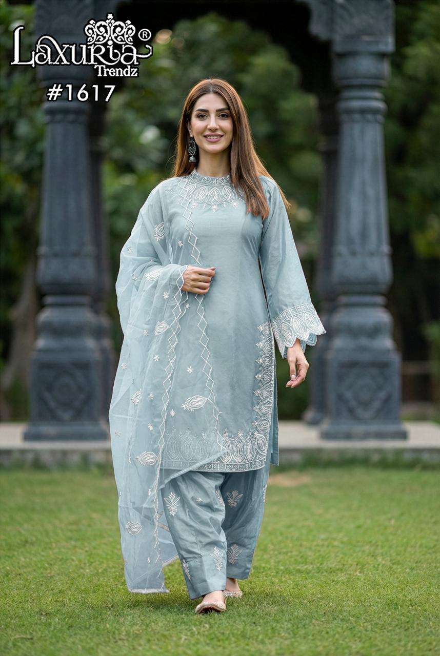 LAXURIA 1617 PURE SILK EMBROIDERY PAKISTANI DRESSES-00005