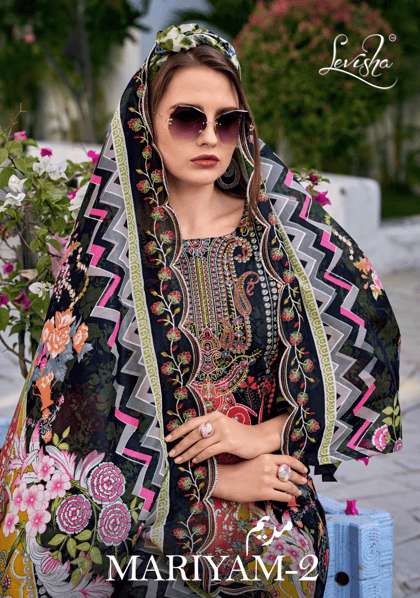 LEVISHA MARIYAM VOL-02 1013 TO 1020 SERIES PURE COTTON PRINTED PAKISTANI DRESSES-00011