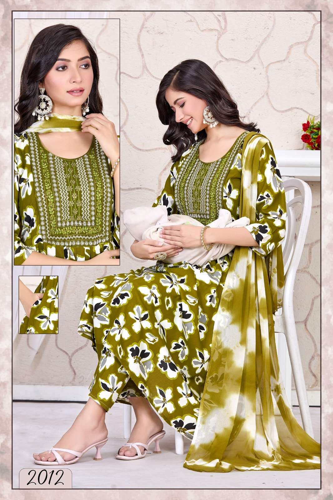 MAHARANI VOL-1 BY ASLIWHOLESALE RAYON PRINTED DRESSES-00320